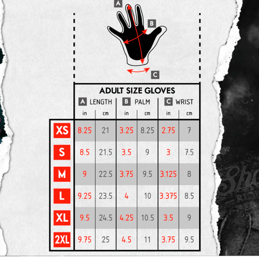 GUANTES SHADOW CONSPIRE RED TYE DIE