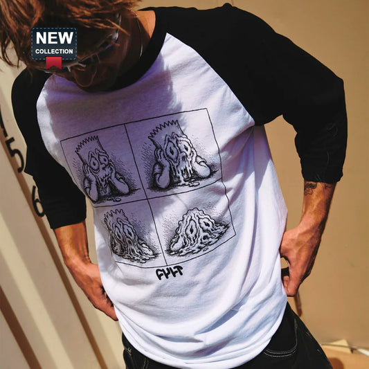 CAMISETA 3/4 MELTED RAGLAN