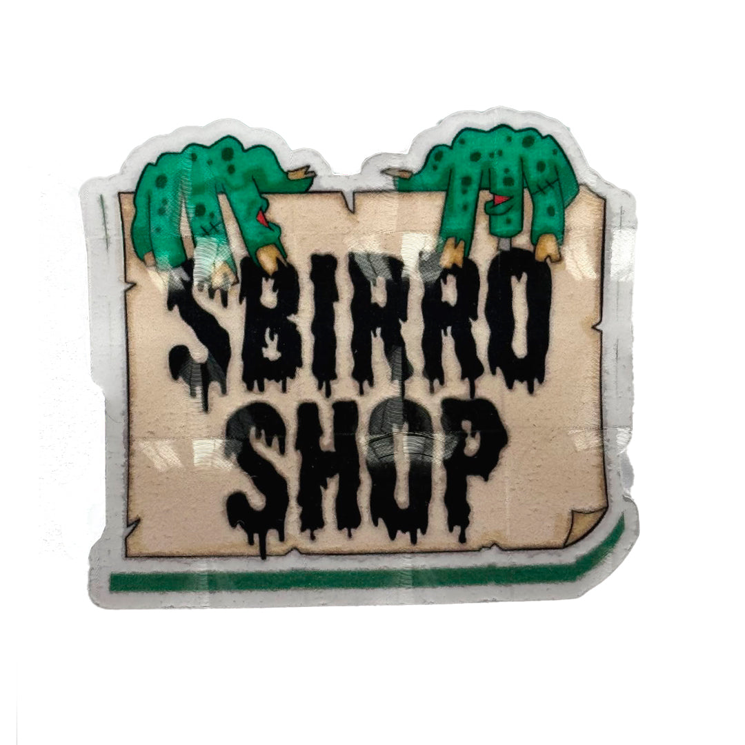 STICKER SBIRRO SHOP LAPIDA